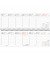 Schreibtischquerkalender 146-0015, 1 Woche / 1 Seite, 29,6x9,9cm, 2025