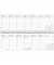 Schreibtischquerkalender 146-0700, Recycling, 1 Woche / 1 Seite, 29,6x9,9cm, 2025