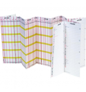 Urlaubsplaner 1070135005, 12 Monate / 1 Seite, 138x30cm, 2027