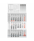 Dreimonatskalender 5060114005, 3 Monate / 1 Seite, 30x52cm, 2025
