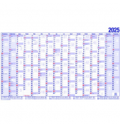 Plakatkalender 18000V, 16 Monate / 1 Seite, 59,4x42cm (A2 quer), 2026*, 2026