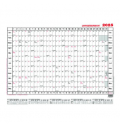 Plakatkalender 51, 12 Monate / 1 Seite, 140x84cm, 2025