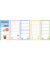 Familienkalender 21573, by Maren Schaffner, 1 Monat / 1 Seite, 5 Spalten, 21x45cm (21x45cm), 2025