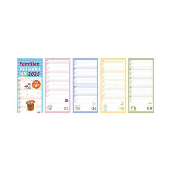 9783756412815 - Familienkalender 21573 by Maren Schaffner 1 Monat 1 Seite 5 Spalten 21x45cm (21x45cm) 2025 9783756412815 TIMES und MORE 9783756412815 - Familienkalender 21573 by Maren Schaffner 1 Monat 1 Seite 5 Spalten 21x45cm (21x45cm) 2025 9783756412815 TIMES und MORE