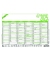 Plakatkalender 904-0700, NATURA, 6 Monate / 1 Seite, 21x14,8cm (A5 quer), 2025