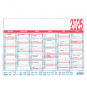 Plakatkalender 910-0015, 6 Monate / 1 Seite, 29,7x21cm (A4 quer), 2026