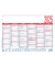 Plakatkalender 910-0015, 6 Monate / 1 Seite, 29,7x21cm (A4 quer), 2026
