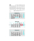 Dreimonatskalender 953-0015, 3 Monate / 1 Seite, 34x70cm, 2025