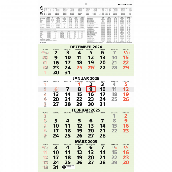 4006928026166 - Viermonatskalender 959-0700 NATURA 4 Monate 1 Seite 33x59cm 2025 4006928026166 Zettler 4006928026166 - Viermonatskalender 959-0700 NATURA 4 Monate 1 Seite 33x59cm 2025 4006928026166 Zettler