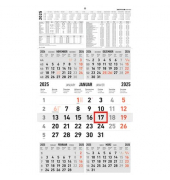 Fünfmonatskalender 970-0000, 5 Monate / 1 Seite, 33x59cm, 2026