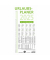 Urlaubsplaner 992-0700, NATURA, 16 Monate / 1 Seite, 100x29,7cm, für 25 Mitarbeiter, 2025