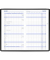 Taschenkalender 520-1001, farbig sortiert, 1 Monat / 2 Seiten, 9,5x16cm (A6), 2025