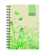 Taschenkalender 639-0640, Graspapier, grün, 1 Woche / 2 Seiten, 10x14cm (A6), 2026