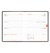 Taschenkalender 660-1001, farbig sortiert, 1 Woche /  2 Seiten, 8,3x10,7cm (A7), 2026
