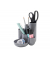 Schreibtisch-Organizer CAMPUS dunkelgrau Polystyrol 5 Fächer 13,1 x 15,4 x 13,7 cm