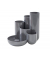 Schreibtisch-Organizer CAMPUS dunkelgrau Polystyrol 5 Fächer 13,1 x 15,4 x 13,7 cm
