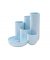 Schreibtisch-Organizer CAMPUS pastellblau Polystyrol 5 Fächer 13,1 x 15,4 x 13,7 cm