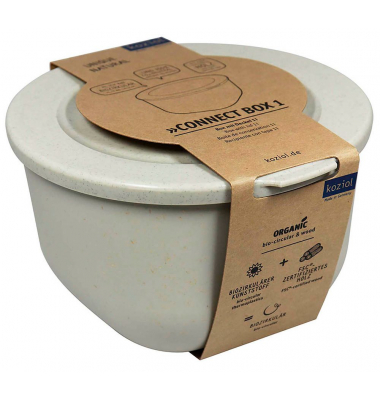 Frischhaltedosen Connect 9,3 cm hoch beige 1,0 l