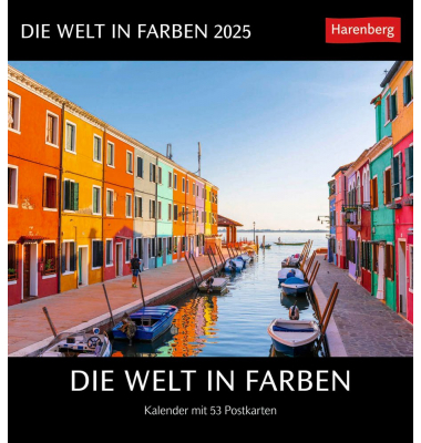 Bildkalender 3310195, Farbenwelt, 1 Woche / 1 Seite, 16x17,5cm, 2026