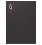 Taschenkalender 7013002905, Perfect, schwarz, 1 Woche / 2 Seiten, 10x14cm, 2025