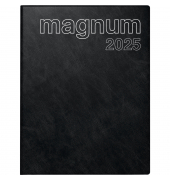 Buchkalender 7027042905, magnum, schwarz, 1 Woche / 2 Seiten, 18,3x24cm (ca A5), 2027