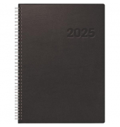 Buchkalender 7027501905, Conform, schwarz, 1 Tag / 1 Seite, 21x29,7cm (A4), 2025