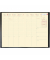 Buchkalender 286057Q, Minister, schwarz, 1 Woche / 2 Seiten, 16x24cm (A5), 2025