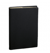 Buchkalender 287057Q, PRE Prestige, schwarz, 1 Woche / 2 Seiten, 21x27cm (A4), 2025