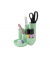Schreibtisch-Organizer CAMPUS pastellgrün Polystyrol 5 Fächer 13,1 x 15,4 x 13,7 cm