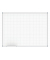 Raster-Whiteboard MAULstandard, 6465684, 120x90cm, kunststoffbeschichtet, Aluminium