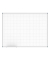 Raster-Whiteboard MAULstandard, 6465684, 120x90cm, kunststoffbeschichtet, Aluminiumrahmen