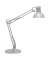 Schreibtischlampe MAULstudy, silber, mit Standfu&szlig;