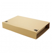 Buchverpackung 10002302 braun, innen 45,5x8x32,5cm (BxHxT), Pappe
