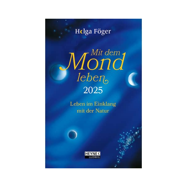 9783453239548 - Taschenkalender 23907 Mit dem Mond leben blau 1 Tag   1 Seite 10x155cm (A6) 2025 9783453239548 Heyne