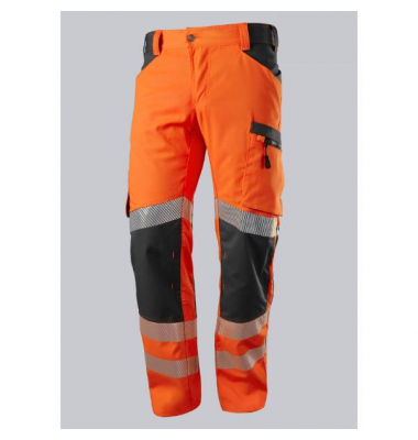 Warnschutzhose, warnorange/anthrazit, Gr&ouml;&szlig;e 54