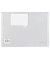 Dokumententasche - 40154-04, Din A5 quer, transparent farblos, Polypropylen (PP), Klettverschluss