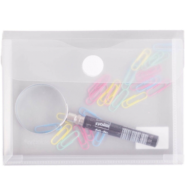 Dokumententaschen DIN A6 transparent glatt 0,20 mm