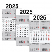 Fünfmonatskalender 5114, 5 Monate / 1 Seite, 30x45cm, 2026