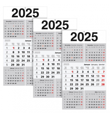 Fünfmonatskalender 5114, 5 Monate / 1 Seite, 30x45cm, 2026