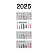 Viermonatskalender 5154, 1 Monat / 1 Seite, 30x92cm, 2026