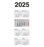 Fünfmonatskalender 5172, Combi 7, 7 Monate / 1 Seite, 34,5x99cm, 2026