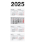 Fünfmonatskalender 5172, Combi 7, 7 Monate / 1 Seite, 34,5x99cm, 2026