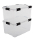 Aufbewahrungsbox Water Proof 6170, außen 39x59x29cm, Polypropylen transparent/schwarz