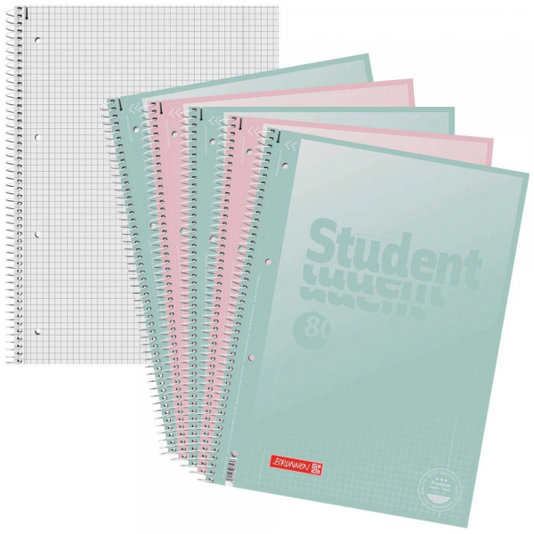 4061947033236 - Collegeblock 10-6732896 Student Pastell Lineatur 28 kariert mit Rand innen außen A4 90g grün rosa 80 Blatt 4061947033236 5 Block 4061947033236 - Collegeblock 10-6732896 Student Pastell Lineatur 28 kariert mit Rand innen außen A4 90g grün rosa 80 Blatt 4061947033236 5 Block