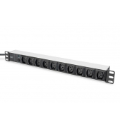 DN-95404 10-fach Steckdosenleiste für Serverschrank 2,0 m schwarz