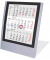 Dreimonatskalender Tischaufsteller 5038G/S, 3 Monate / 1 Seite, 13x17,5cm, 2025/2026