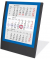 Dreimonatskalender Tischaufsteller 5038S/B, 3 Monate / 1 Seite, 13x17,5cm, 2025/2026