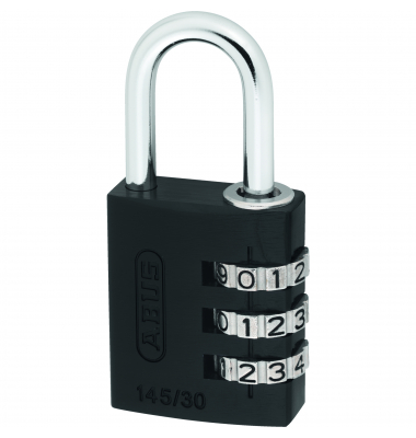 ABUS Vorhangschloss 346125 145/30 sw