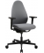 Bürostuhl Soft Sitness Art G, SA60O2MT3MT3 Stoff grau, Gestell schwarz
