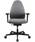 Bürostuhl Soft Sitness Art G, SA60O2MT3MT3 Stoff grau, Gestell schwarz